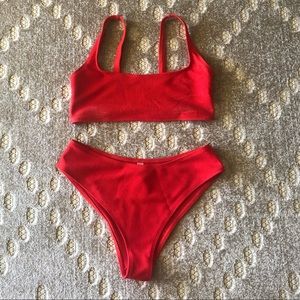 shein high waisted bikini set
